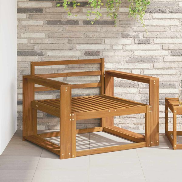 vidaXL Sofa de milieu ext&eacute;rieur Bois d'Acacia Massif Naturel