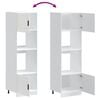 vidaXL Armoires de four 2 pcs Porto blanc bois d'ing&eacute;nierie