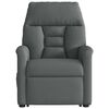 vidaXL Fauteuil de massage inclinable Gris fonc&eacute; Tissu