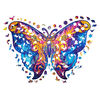 UNIDRAGON Puzzle en bois 700 pcs Intergalaxy Butterfly 60x44 cm