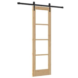 vidaXL Porte coulissante ORKDAL 61 x 198,5 cm Naturel