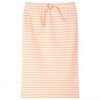 Jupe droite pour enfants avec rayures orange fluo 92