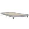 vidaXL Cadre de lit sans matelas gris b&eacute;ton 100x200 cm