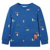 Sweatshirt pour enfants m&eacute;lange bleu fonc&eacute; 116