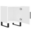 vidaXL Tables de chevet 2 pcs blanc 40x40x50 cm bois d’ingénierie