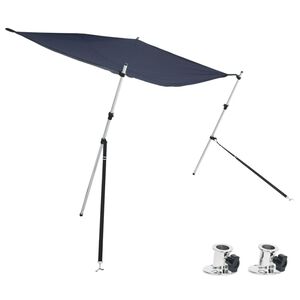 vidaXL Kit d'extension d'ombrage T-Top bleu marine 174x205x(115-194)cm