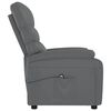 vidaXL Fauteuil inclinable &eacute;lectrique Gris Similicuir