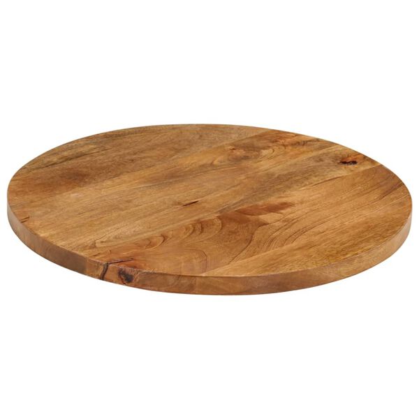 vidaXL Dessus de table &Oslash; 60x2,5 cm rond bois de manguier massif