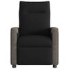 vidaXL Fauteuil de massage inclinable &eacute;lectrique Noir Tissu