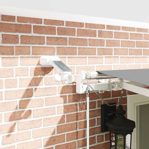 vidaXL Cadre d'auvent Blanc 600 &times; 350 cm Aluminium