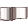 vidaXL Barri&egrave;re pour chien porte pliable 10 panneaux bois de peuplier