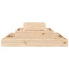 vidaXL Jardinière 80x80x27 cm Bois massif de pin