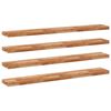 vidaXL &Eacute;tag&egrave;res flottantes 4 pcs 160x20x4 cm acacia massif &agrave; l'huile