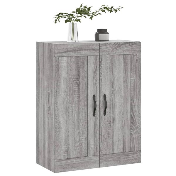 vidaXL Armoire murale sonoma gris 69,5x34x90 cm bois d'ing&eacute;nierie