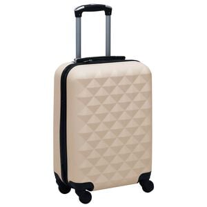 vidaXL Valise rigide Dor&eacute; ABS