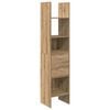 vidaXL Biblioth&egrave;que ch&ecirc;ne artisanal 40 x 35 x 180 cm Bois d'ing&eacute;nierie