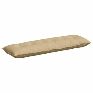 vidaXL Coussin de Dos Vert gris 160 x 50 cm Tissu en velours c&ocirc;tel&eacute;