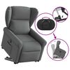 vidaXL Fauteuil inclinable &eacute;lectrique gris fonc&eacute; tissu