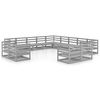 vidaXL Salon de jardin 13 pcs bois de pin massif