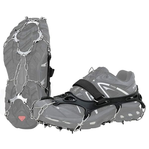 vidaXL Crampons pour chaussures Noir S