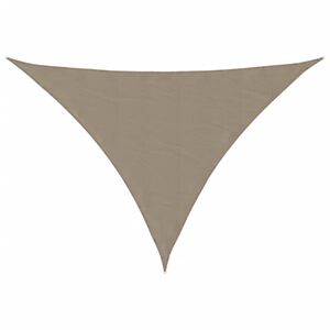 vidaXL Voile de parasol tissu oxford triangulaire 2,5x2,5x3,5 m taupe