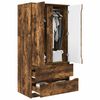 vidaXL Armoire Ch&ecirc;ne Fum&eacute; 79,5 x 49 x 156 cm Bois d&rsquo;ing&eacute;nierie