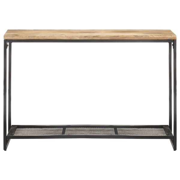 vidaXL Table console 110x35x75 cm Bois de manguier massif