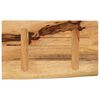vidaXL Dessus de table 60x40x2,5 cm bord vif bois massif manguier brut