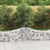 vidaXL Paniers à gabions arqués 8 pcs 200x50x40/60 cm fer galvanisé