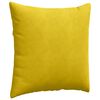 vidaXL Coussins de canap&eacute; 2 pcs Jaune 60 x 60 cm