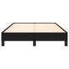 vidaXL Cadre de lit sans matelas noir 120x190 cm tissu