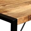 vidaXL Table à manger Bois de manguier brut 120 cm