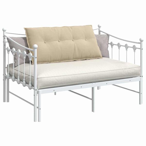 vidaXL Coussin de Dos Cr&egrave;me 100 x 50 cm Tissu en microfibre