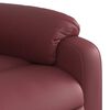 vidaXL Fauteuil inclinable de massage &eacute;lectrique rouge bordeaux