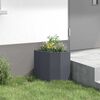 vidaXL Jardini&egrave;re d'Angle Anthracite 30 x 30 x 35 cm Acier