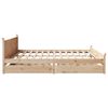 vidaXL Cadre de lit sans matelas 180x200 cm bois massif de pin