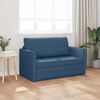 vidaXL Canap&eacute;-Lit 110cm Bleu tissu