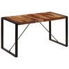 vidaXL Table de salle &agrave; manger 140x70x75 cm Bois de Sesham massif