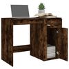vidaXL Bureau Chêne fumé 100x49x75 cm Bois d'ingénierie