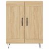 vidaXL Buffet haut Ch&ecirc;ne sonoma 69,5x34x180 cm Bois d'ing&eacute;nierie
