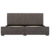 vidaXL Cadre de lit sans matelas gris velours 180x200 cm