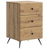 vidaXL Cabinet de chevet Ch&ecirc;ne artisanal 43 x 41 x 66,5 cm