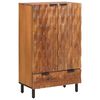 vidaXL Haut Armoire avec tiroir Finition Acacia Brun 60 x 33 x 100 cm