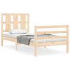 vidaXL Cadre de lit sans matelas 100x200 cm bois massif