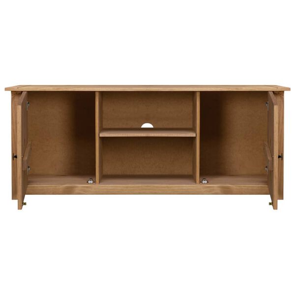 vidaXL Meuble TV 120x40x50 cm Bois de pin massif Gamme Panama