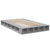 vidaXL Cadre de lit sans matelas sonoma gris 135x190 cm