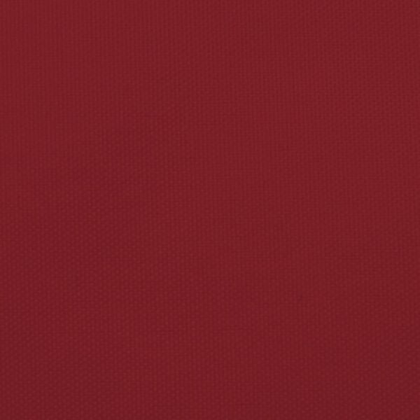 vidaXL Voile de parasol tissu oxford triangulaire 5x6x6 m rouge