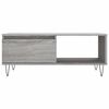 vidaXL Table basse Sonoma gris 90x50x36,5 cm Bois d'ing&eacute;nierie