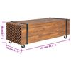 vidaXL Table basse 110x45x38 cm bois de teck solide