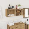 vidaXL Armoire murale de bain ch&ecirc;ne artisanal bois d'ing&eacute;nierie